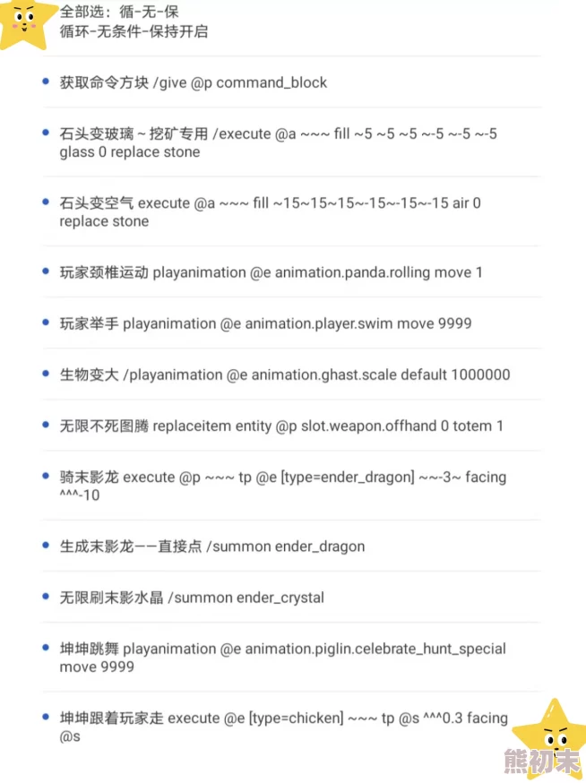 我的世界指令大全：全面解析，网友热评必备游戏秘籍与技巧指南