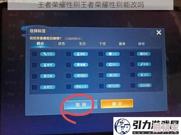 王者荣耀性别设置攻略：详细步骤教你轻松更改游戏内性别，网友亲测有效！