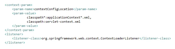 contextloaderlistenerSpring框架中用于加载Web应用的配置文件并初始化上下文环境的监听器