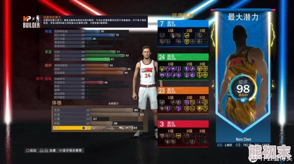 《NBA 2K22》属性高低对游戏效果的具体影响及爆料解析